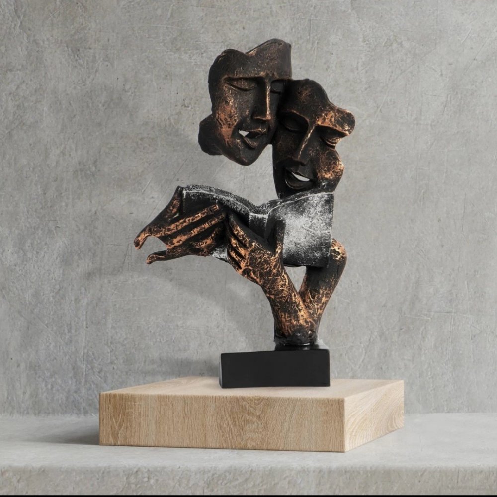 
                  
                    Book-Face Statue (Modern-Art) - Kreate- Showpieces
                  
                