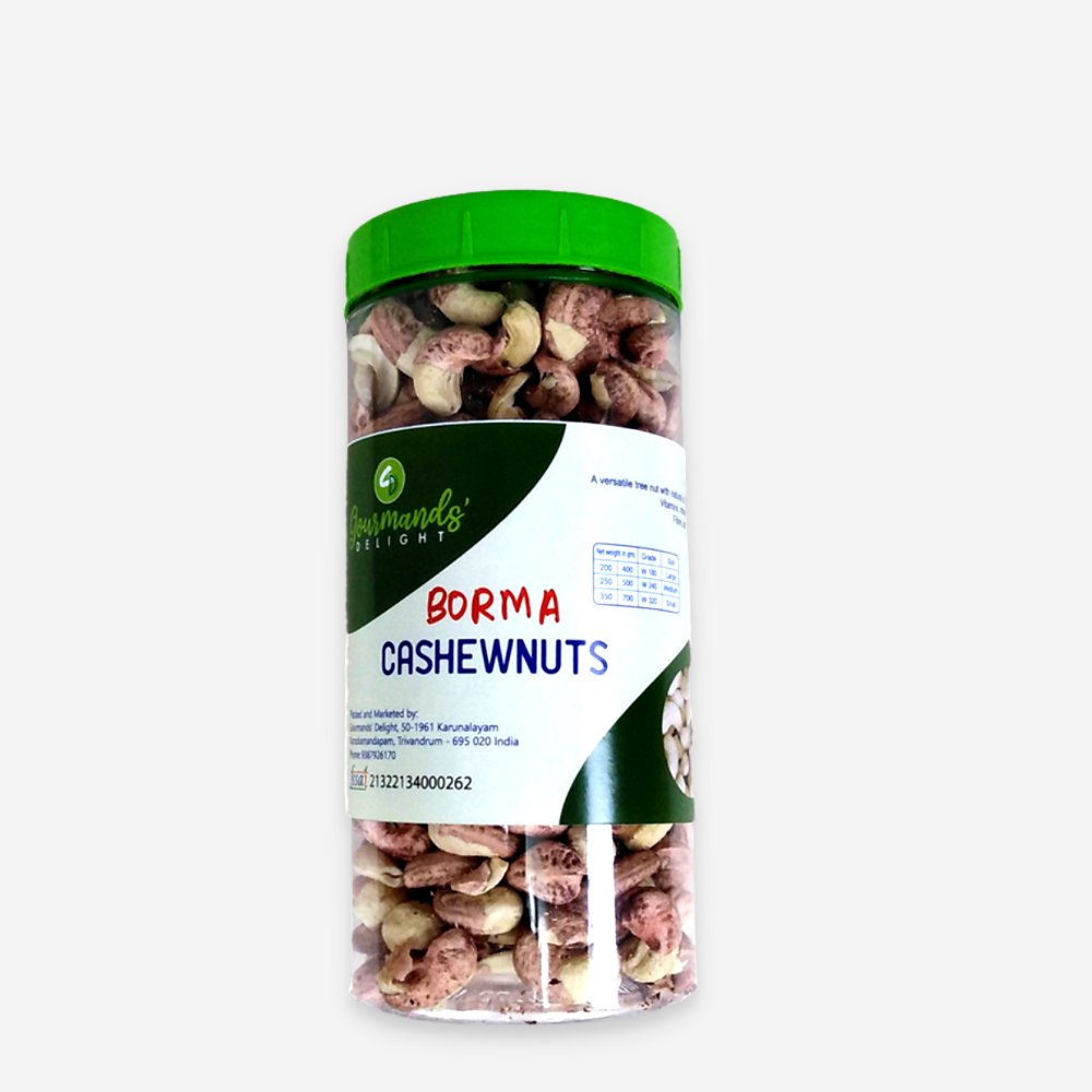 Borma Cashew Nuts (500g) - Kreate- Dry Fruits & Seeds