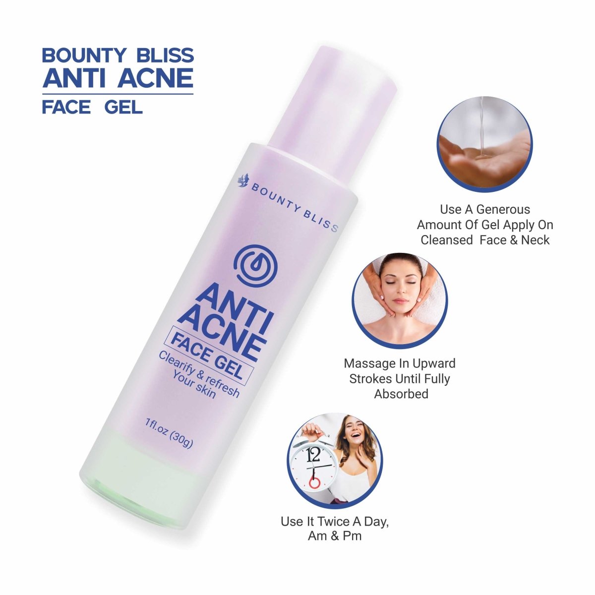 
                  
                    Bounty Bliss Anti Acne Gel - Kreate- Body and Face Care
                  
                