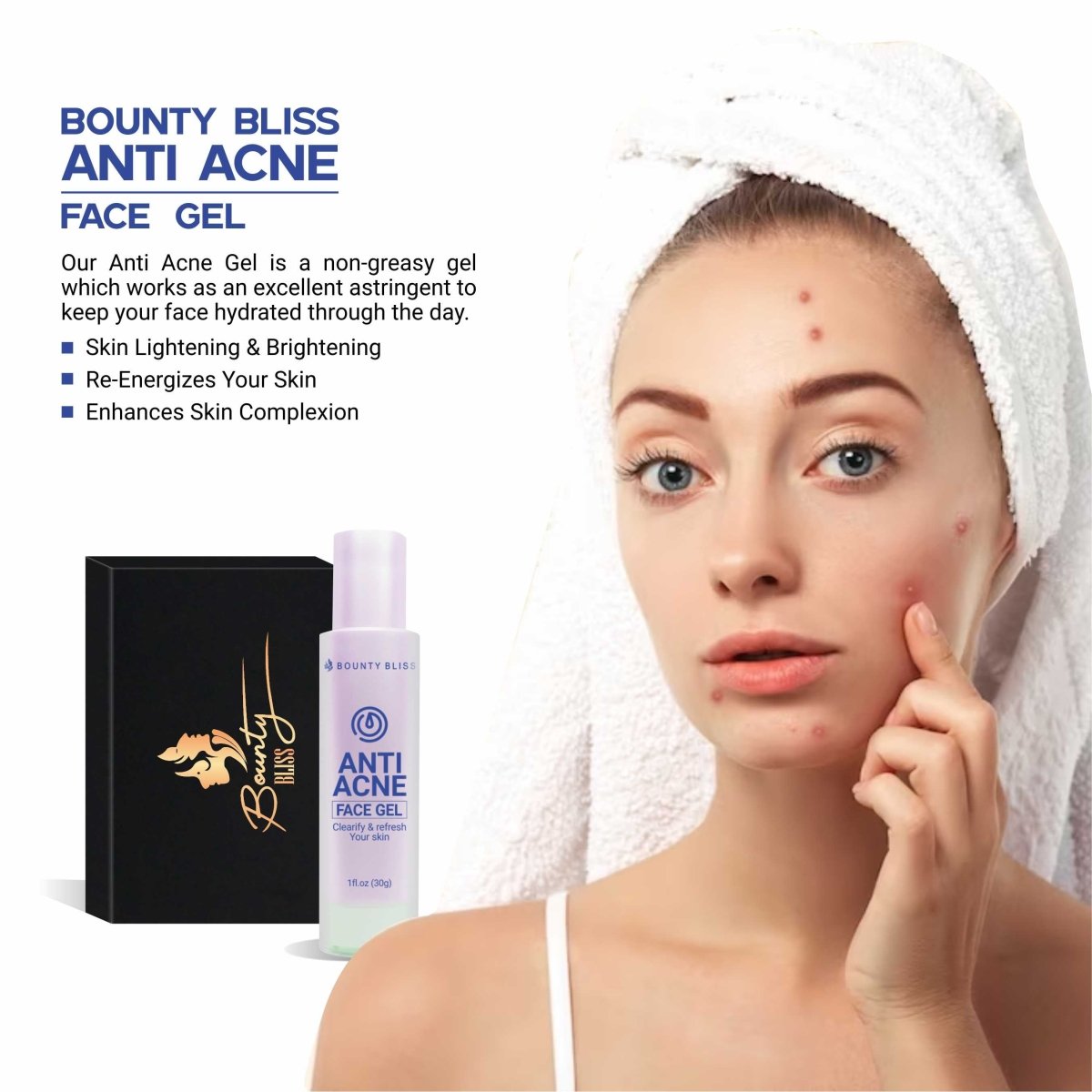 
                  
                    Bounty Bliss Anti Acne Gel - Kreate- Body and Face Care
                  
                