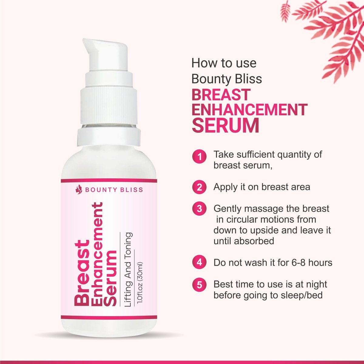 
                  
                    Bounty Bliss Breast Enhancement Serum - Kreate- Toners & Serums
                  
                