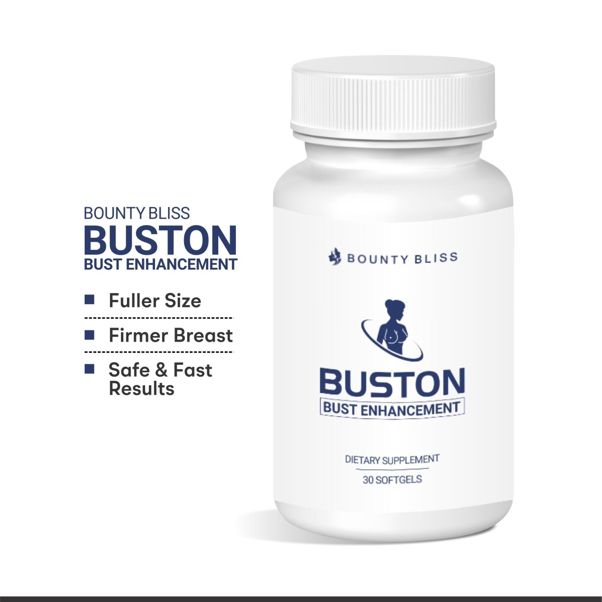 
                  
                    Bounty Bliss BUSTON Breast Enlargement Softgels - Kreate- Women Hygiene
                  
                