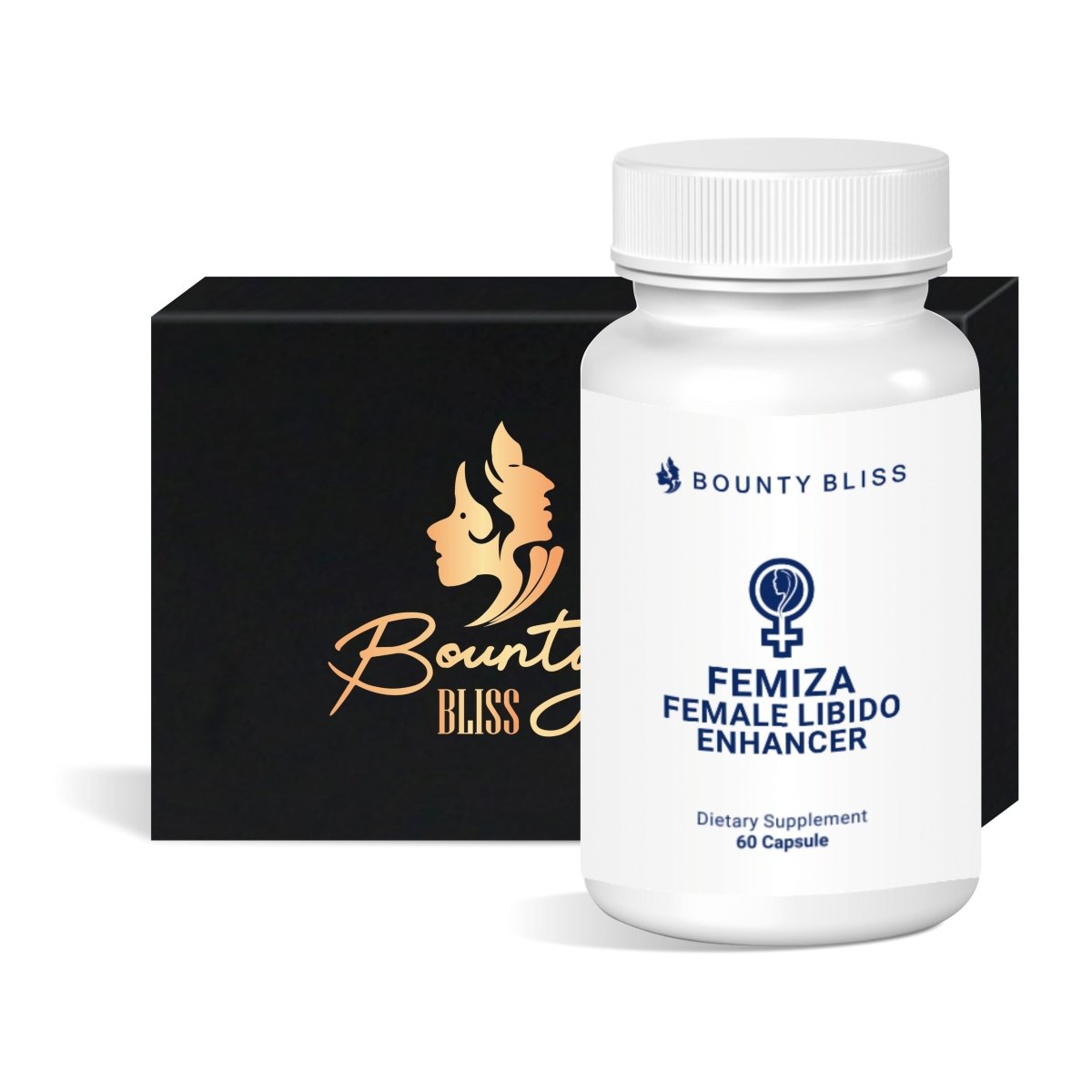 Bounty Bliss Femiza Female Libido Enhancer 60 Capsules - Kreate- Women Hygiene