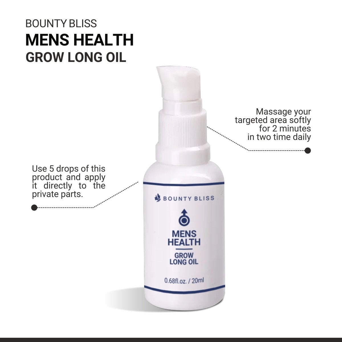 
                  
                    Bounty Bliss Mens Health Grow Oil - Kreate- Men Hygiene
                  
                