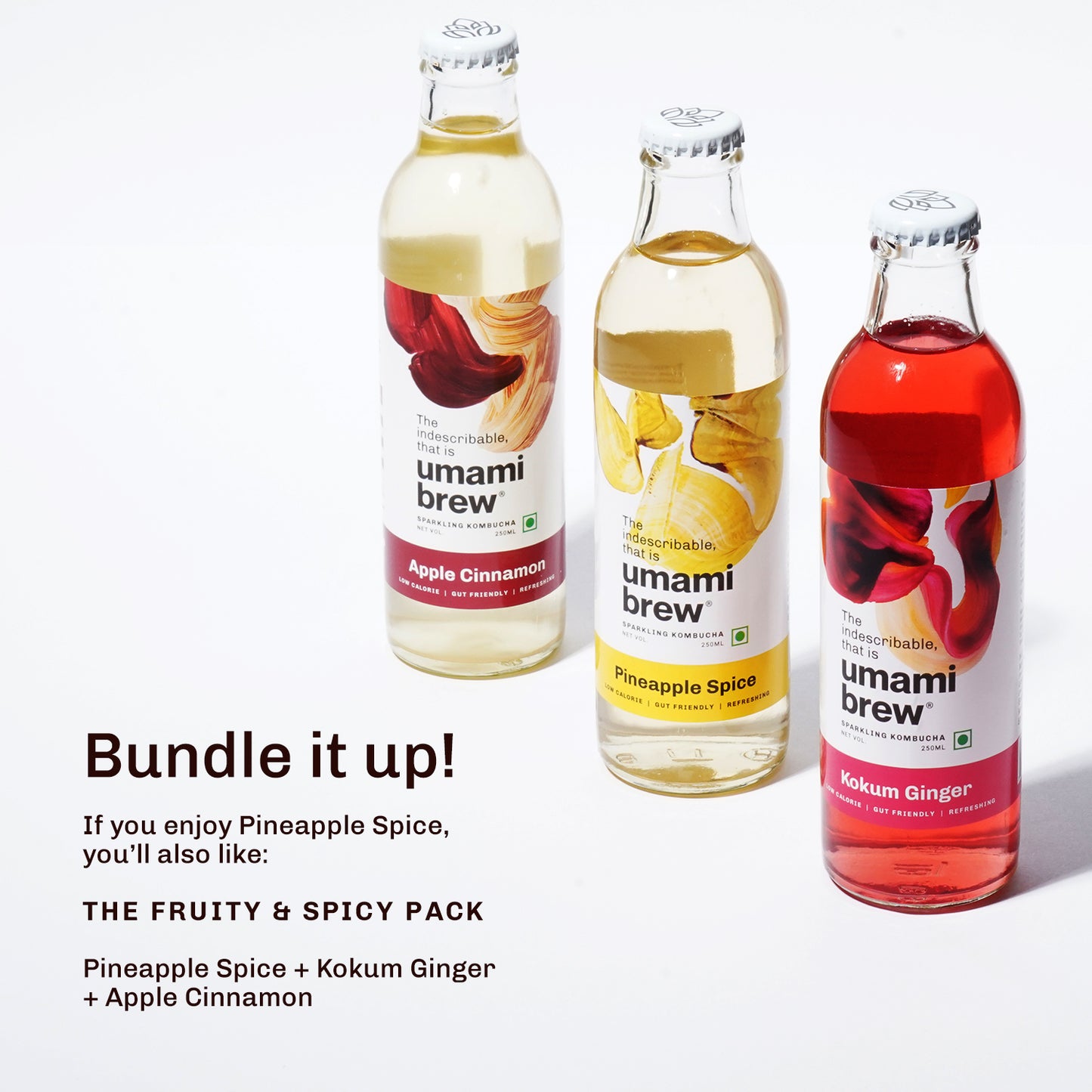 
                  
                    Umami Brew Sparkling Kombucha - Pineapple Spice Pack of 6 (6X250ml)
                  
                