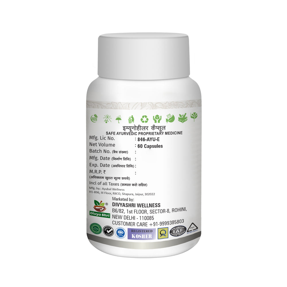 
                  
                    Emunohealer Capsule Ayurvedic Organic Immunity Booster-60 Capsules
                  
                