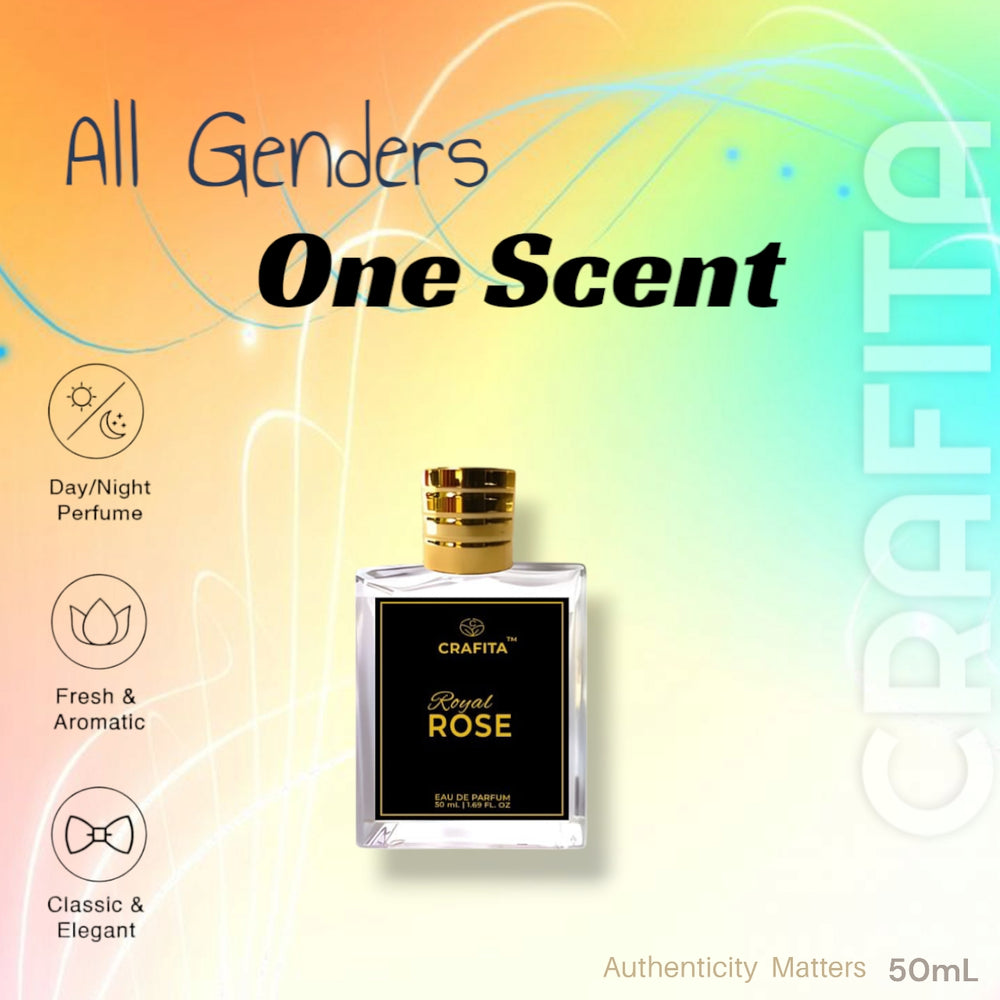 
                  
                    Crafita Royal Rose Perfume For Women | Eau De Parfum | All Day Fragrance | Travel Friendly | Perfect Gift Set | Long Lasting | Pocket Perfume -50 mL
                  
                