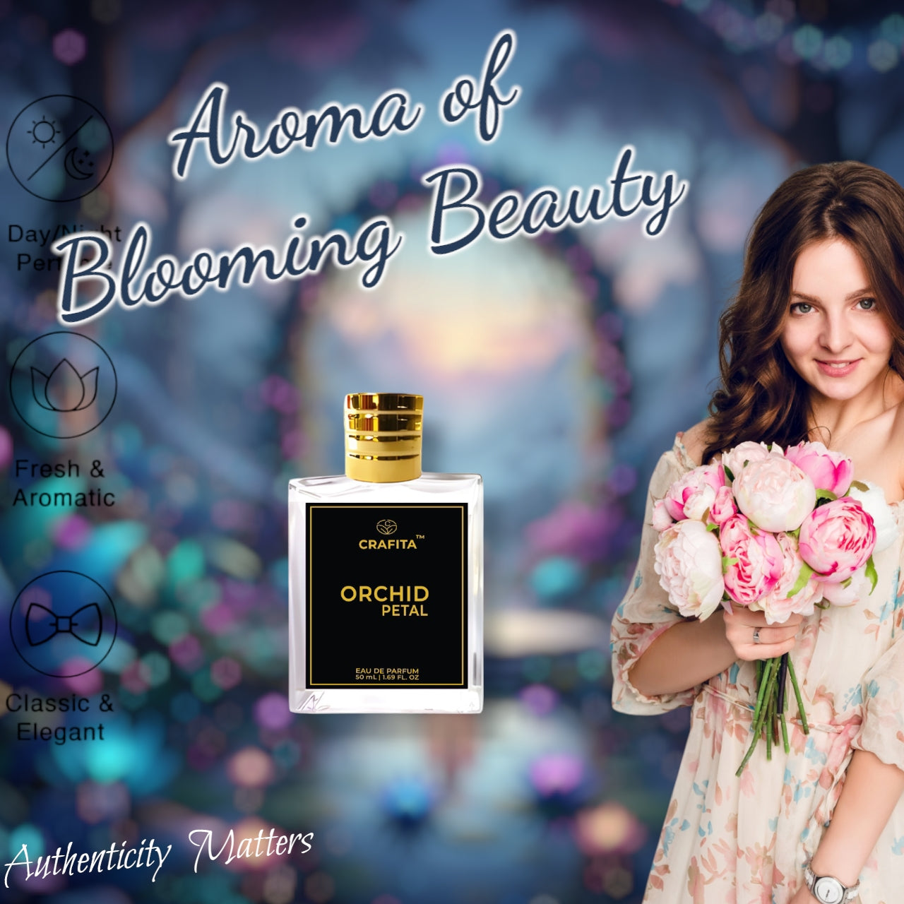 
                  
                    ORCHID PETAL Perfume | Fresh, Earthy, Woody and Sweet Floral EDP Spray | Strong and Long Lasting Fragrance | Perfect Gifts to Love Ones | 50 mL
                  
                