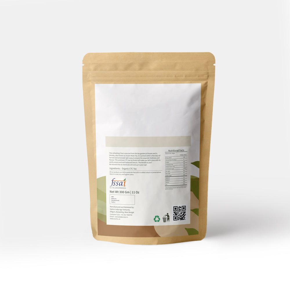
                  
                    Ecotyl Organic Chai (CTC Tea) (300g)
                  
                