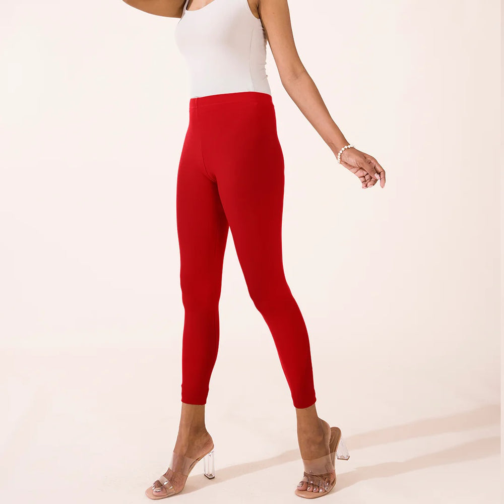 
                  
                    Pranti Ankle Red Leggings
                  
                