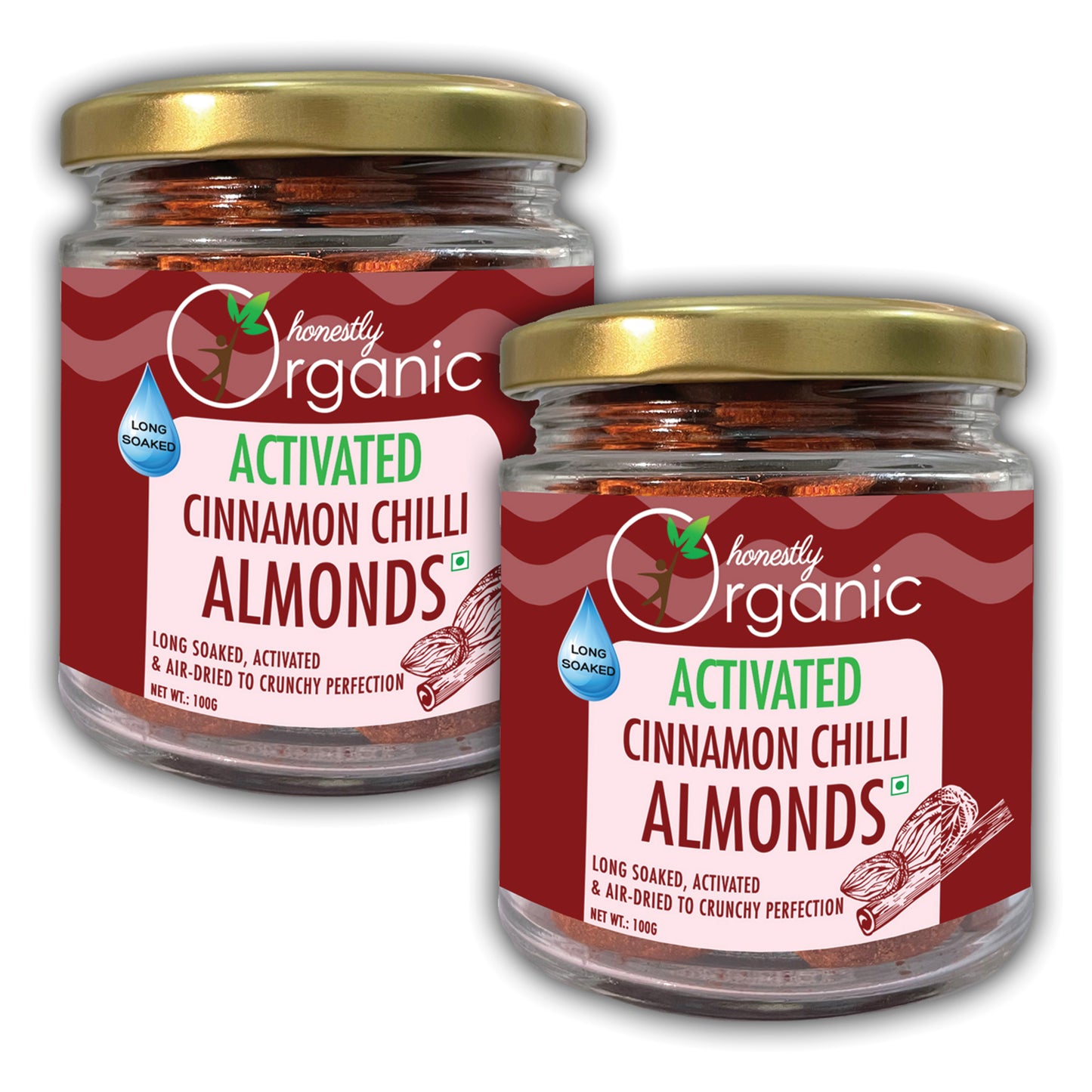 
                  
                    Activated/Sprouted Cinnamon Chilli Almonds (Pack of 2)
                  
                