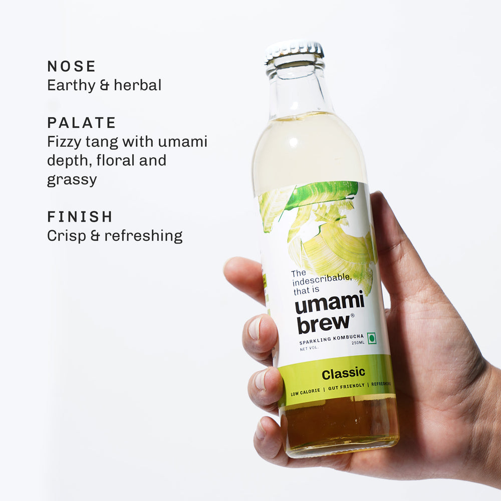
                  
                    Umami Brew Sparkling Kombucha - Classic Pack of 6 (6X250ml)
                  
                
