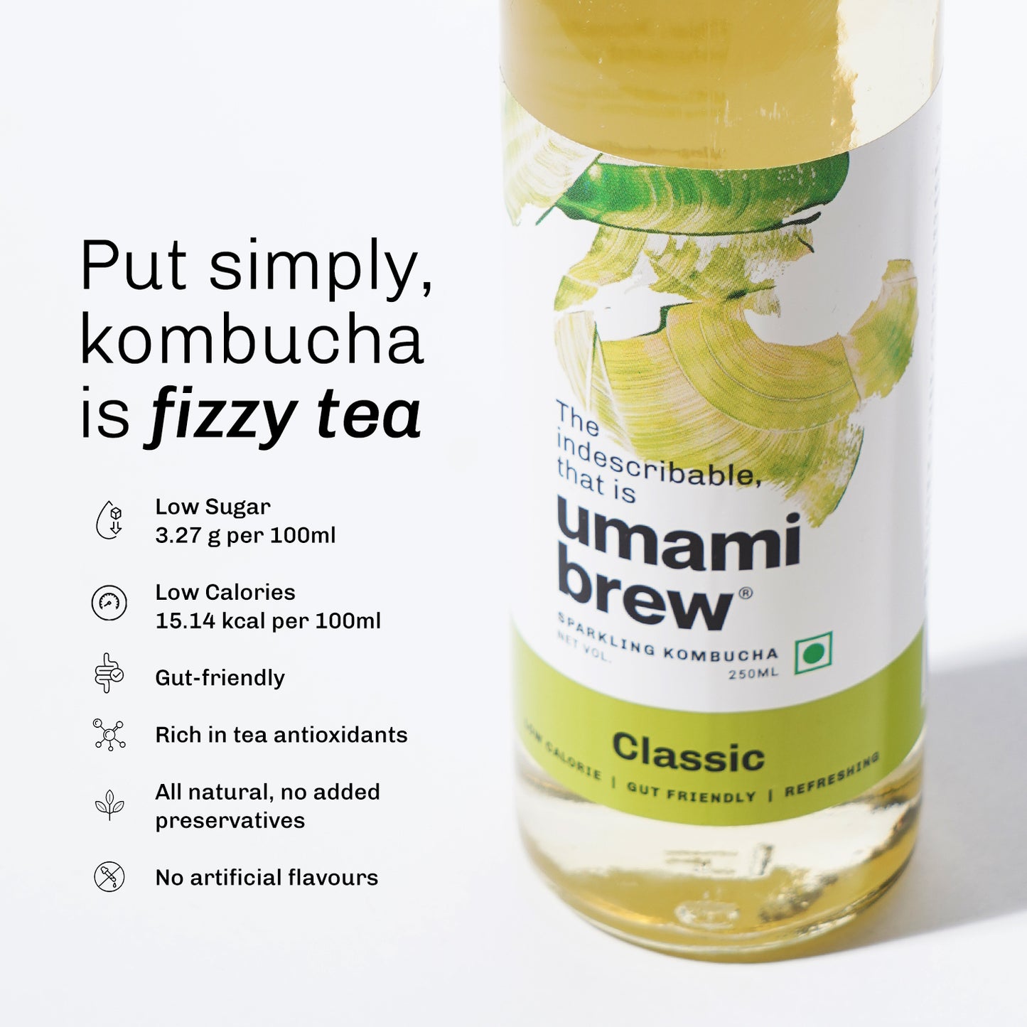 
                  
                    Umami Brew Sparkling Kombucha - Classic Pack of 6 (6X250ml)
                  
                