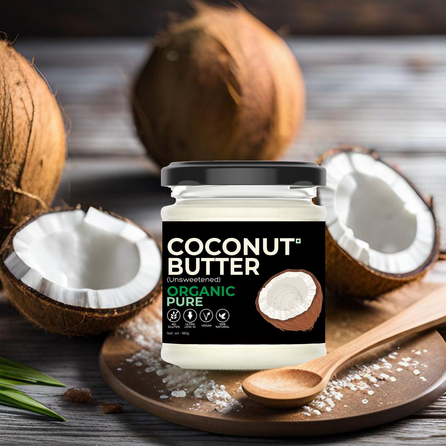 
                  
                    Organic Coconut Butter (Unsweetened) (180g)
                  
                