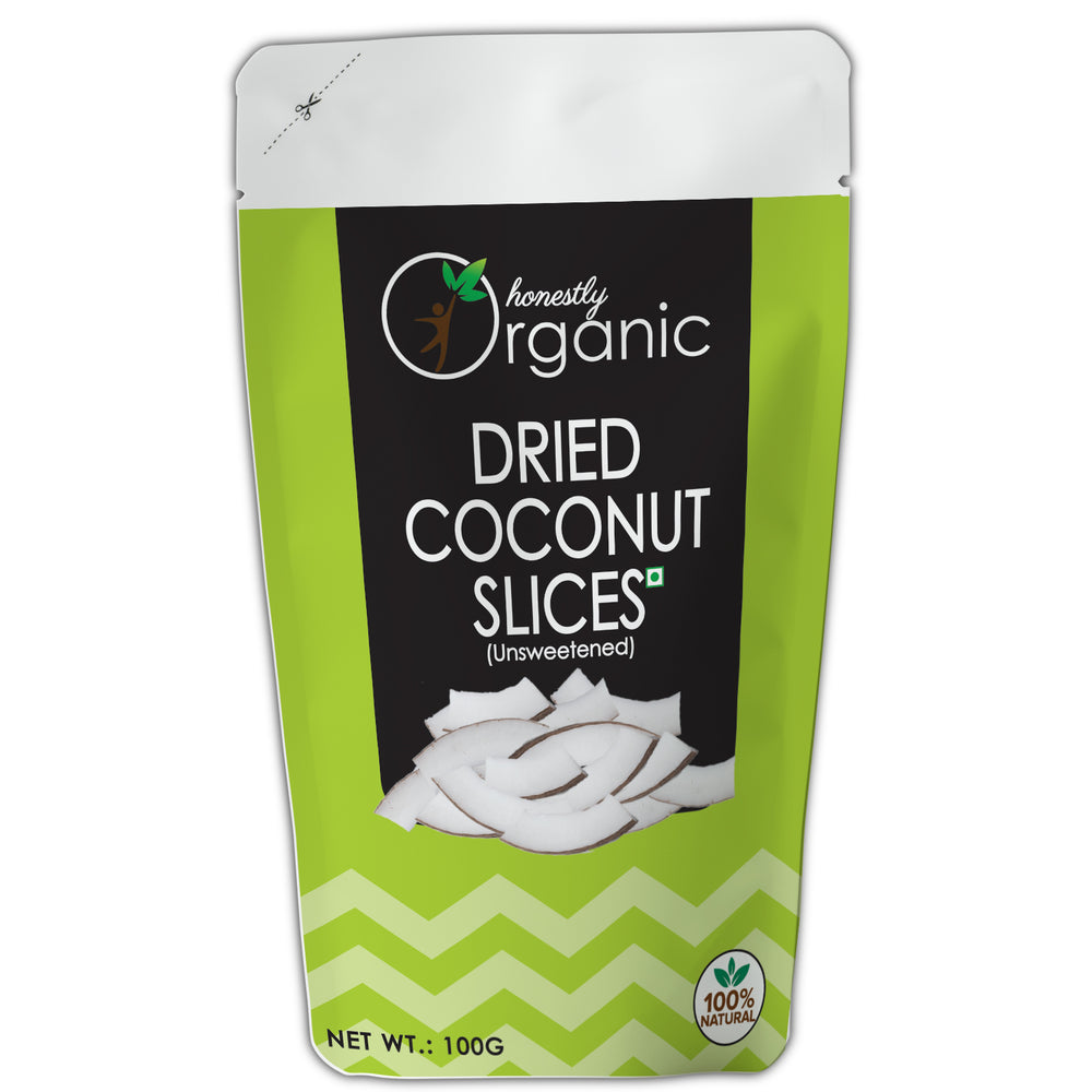 Honestly Organic Dried Coconut Slices (100g)
