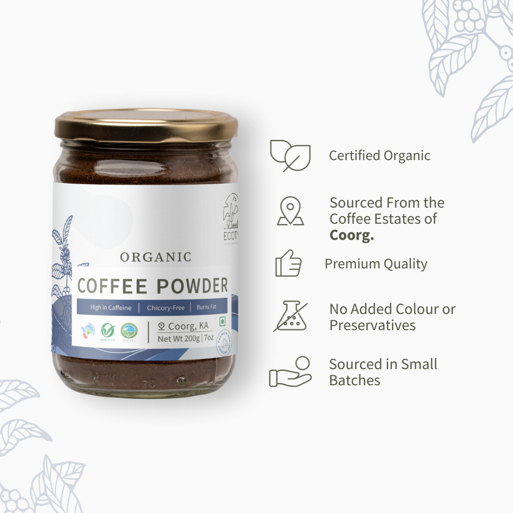 
                  
                    Ecotyl Organic Black Coffee Powder (jar) (200g)
                  
                