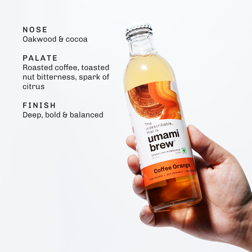 
                  
                    Umami Brew Sparkling Kombucha - Coffee Orange Pack of 6 (6X250ml)
                  
                
