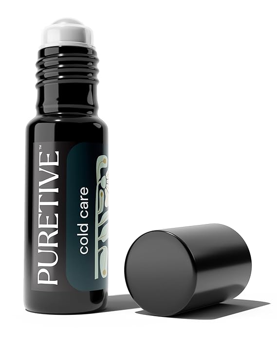 
                  
                    PURETIVE | Cold Care Plant Therapy Roll On | Cold Relief Roll on | 100% Therapeutic Essential Oil Roll On (10ML)| Instant relief for common cold | Clears Blocked Nose | Nasal Congestion
                  
                
