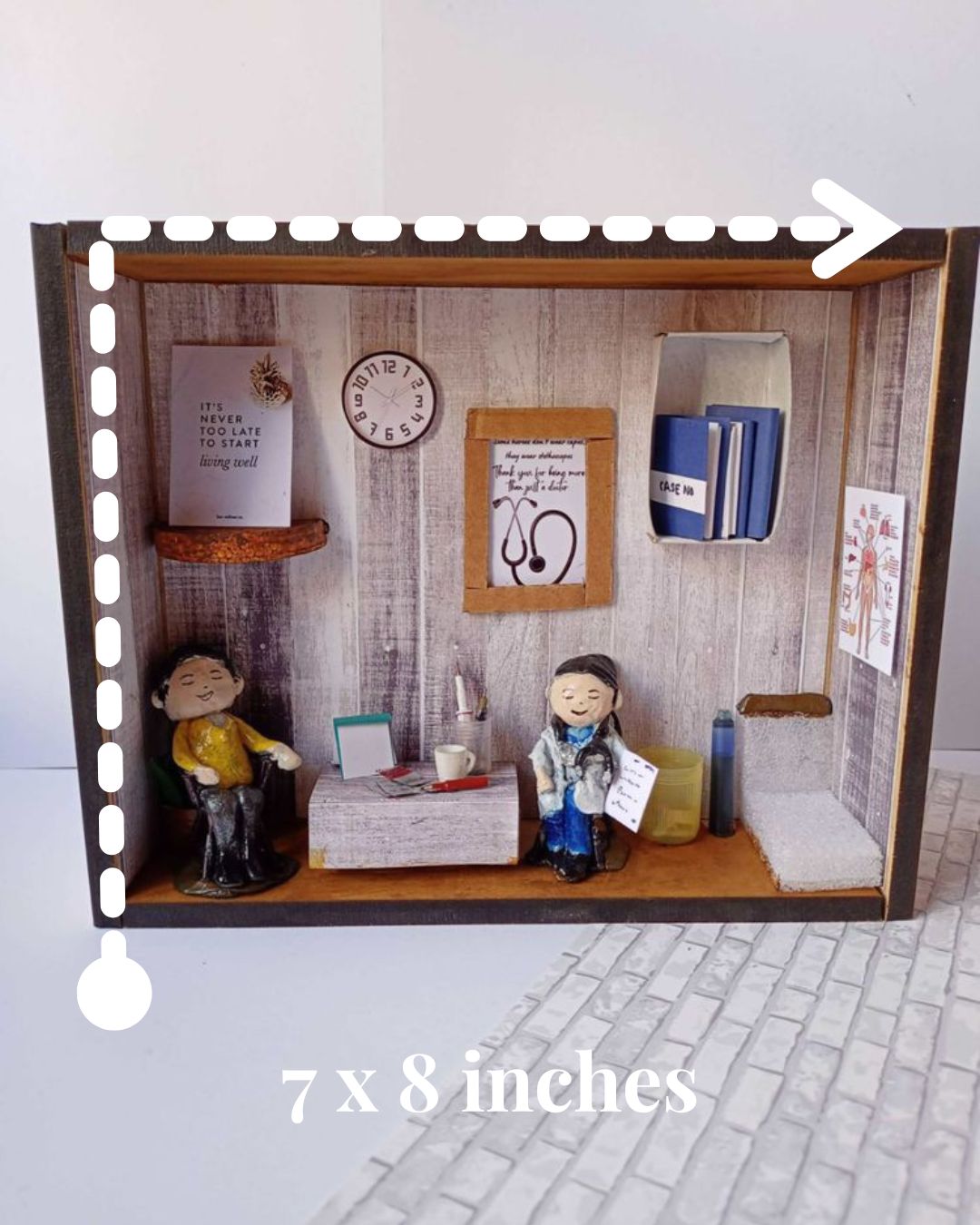 
                  
                    Rainvas Customized Doctor's Clinic Miniature Shadow Box Frame
                  
                