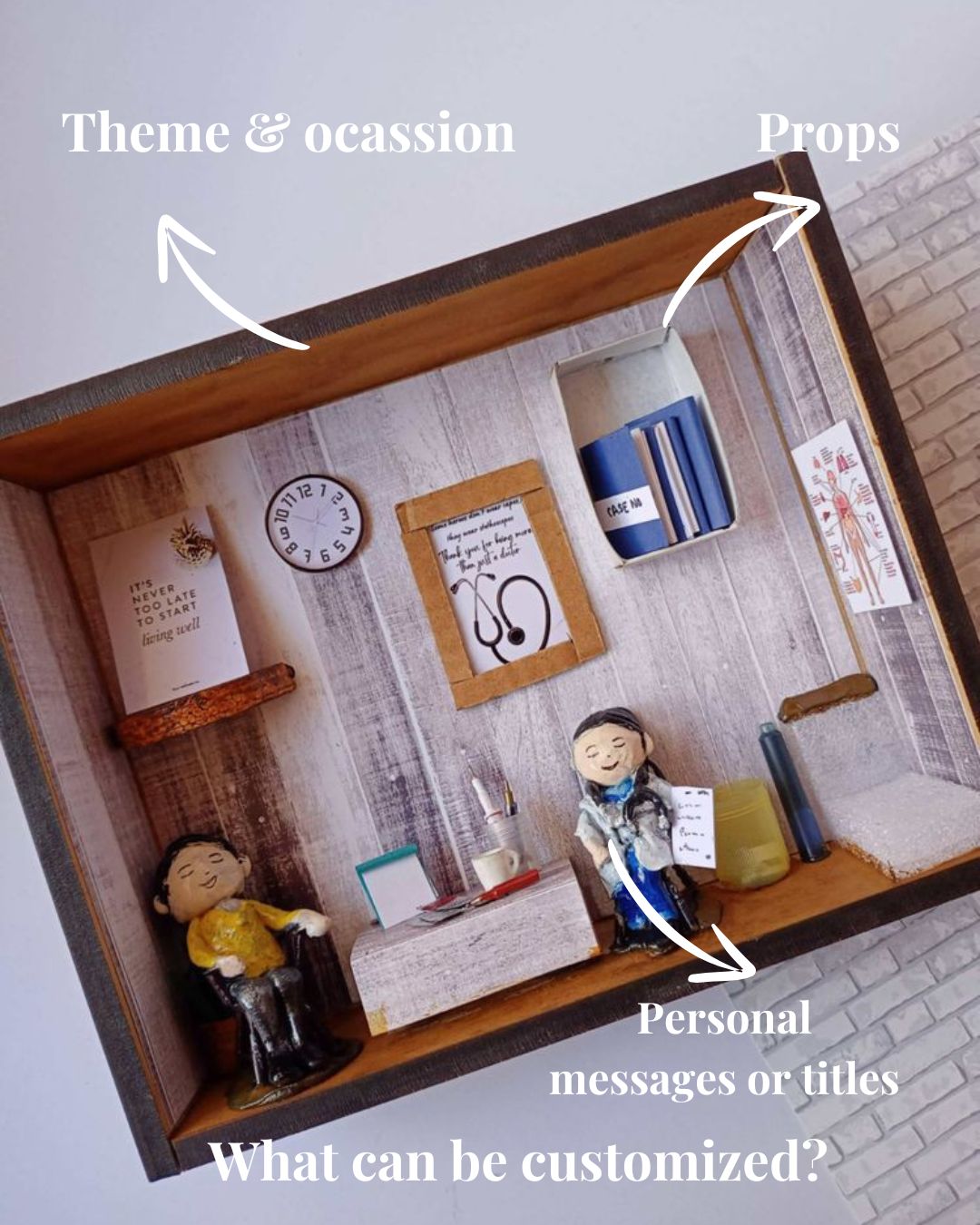 
                  
                    Rainvas Customized Doctor's Clinic Miniature Shadow Box Frame
                  
                