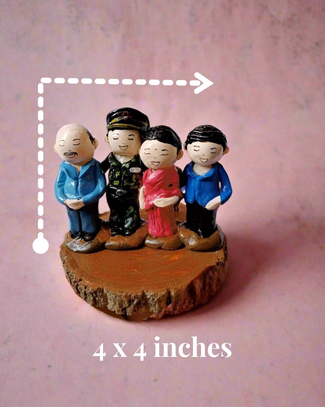 
                  
                    Rainvas Customized Family Tabletop Miniature: Perfect Gift for Family and Parents
                  
                