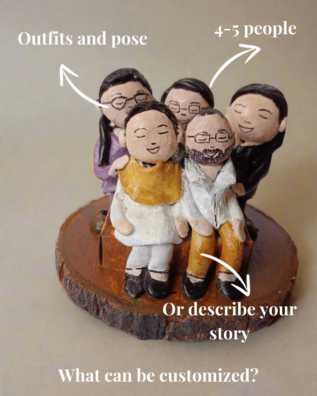 
                  
                    Rainvas Customized Family Tabletop Miniature: Perfect Gift for Family and Parents
                  
                