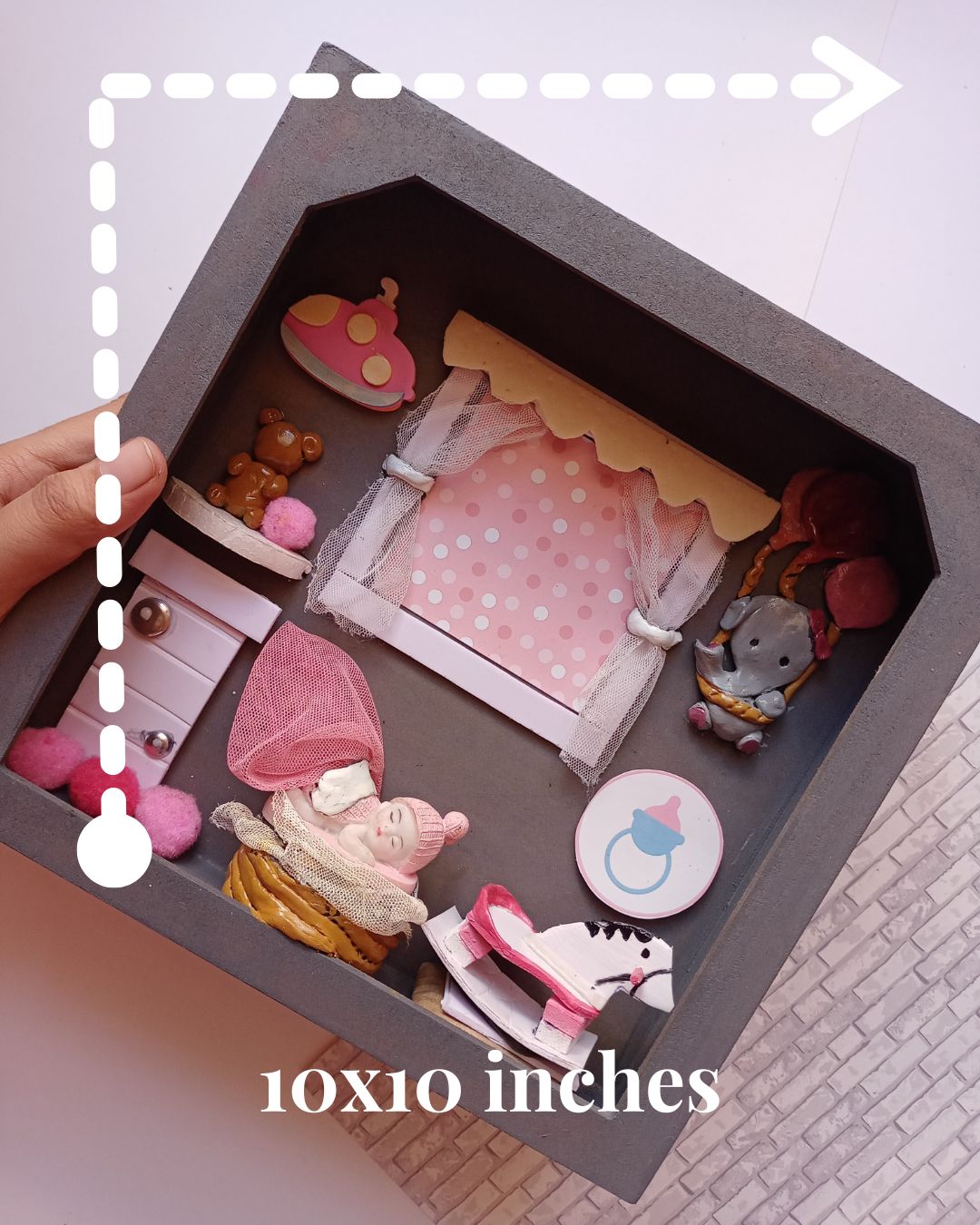 
                  
                    Custom Miniature Baby Frame for Baby Girls and Boys
                  
                
