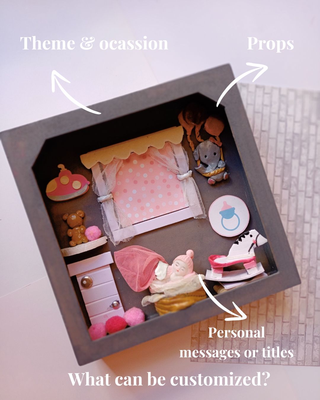 
                  
                    Custom Miniature Baby Frame for Baby Girls and Boys
                  
                