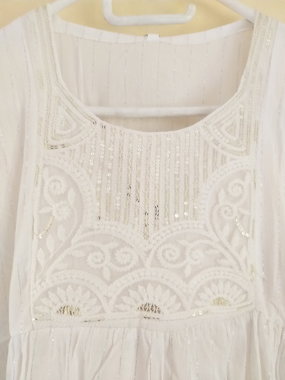 WOMEN WHITE KURTI -2
