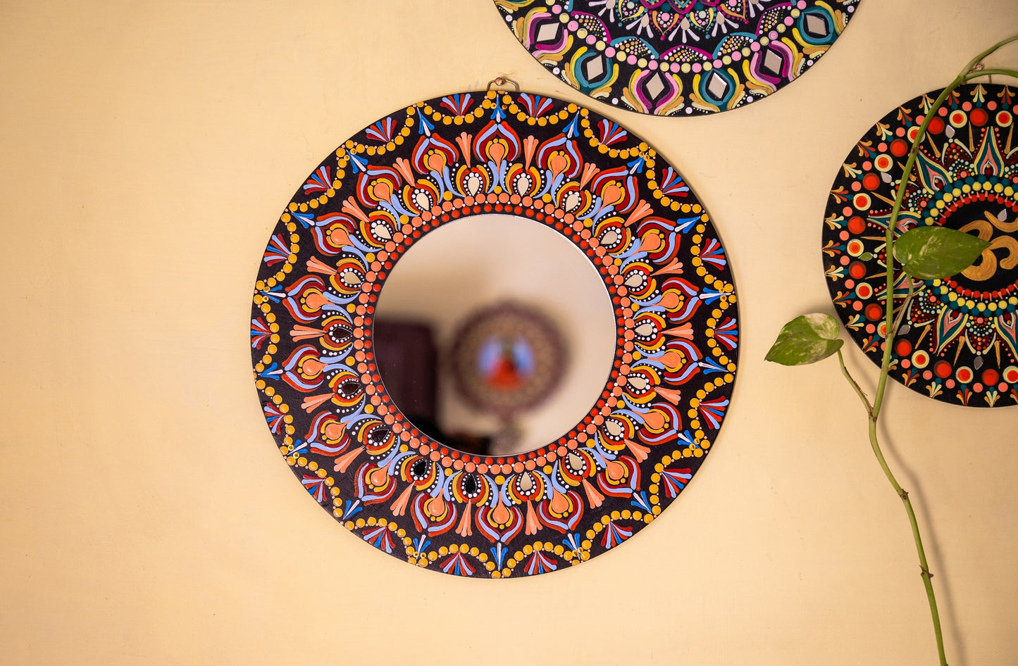 
                  
                    Abha Mirror Mandala 12 inches for home decor
                  
                
