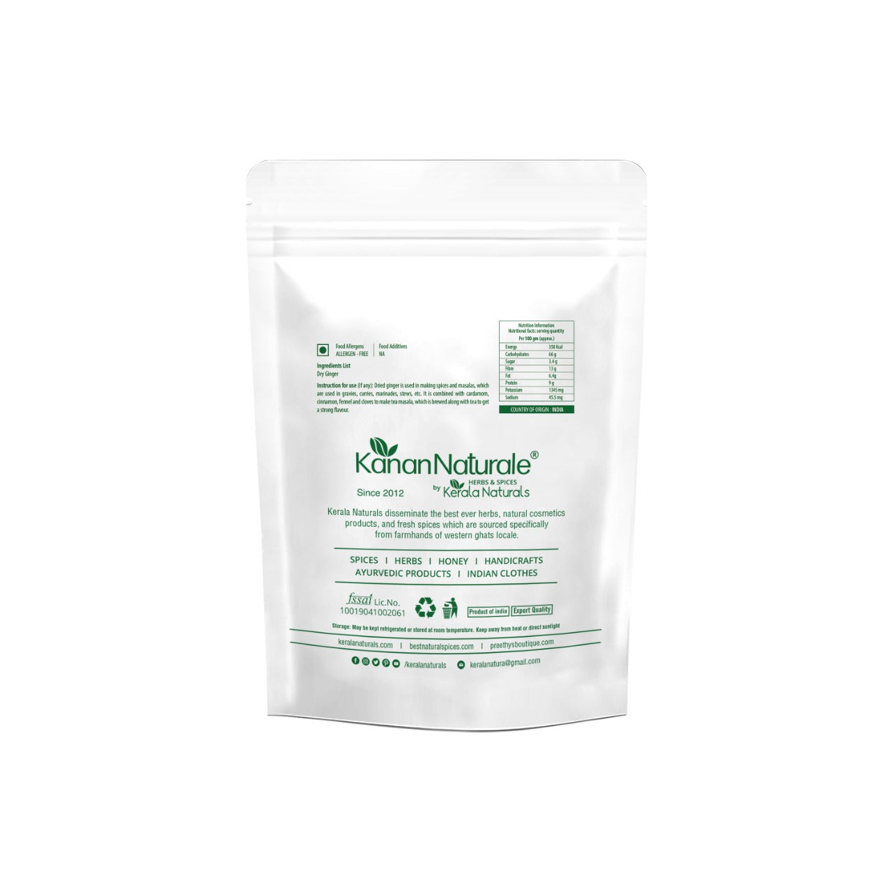 
                  
                    Dry Ginger Whole - 200 gm
                  
                