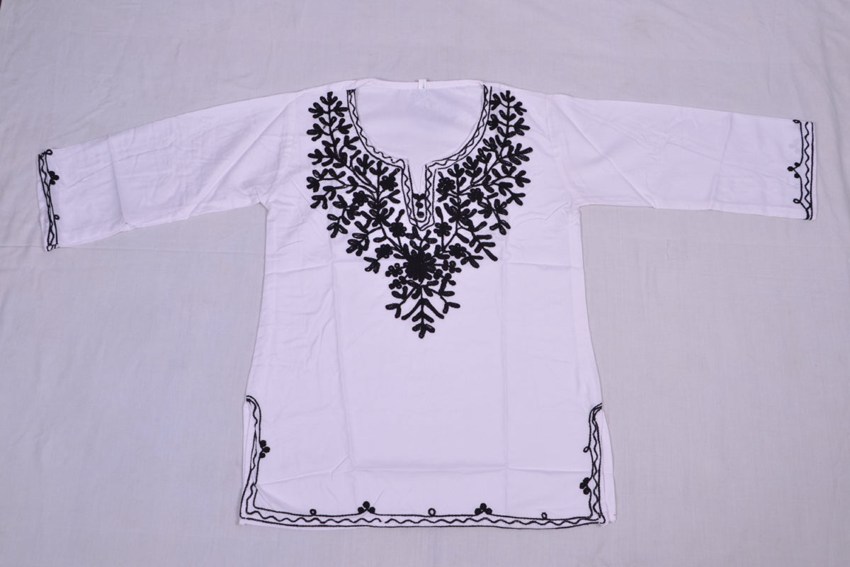 
                  
                    women embroidered straight kurta
                  
                