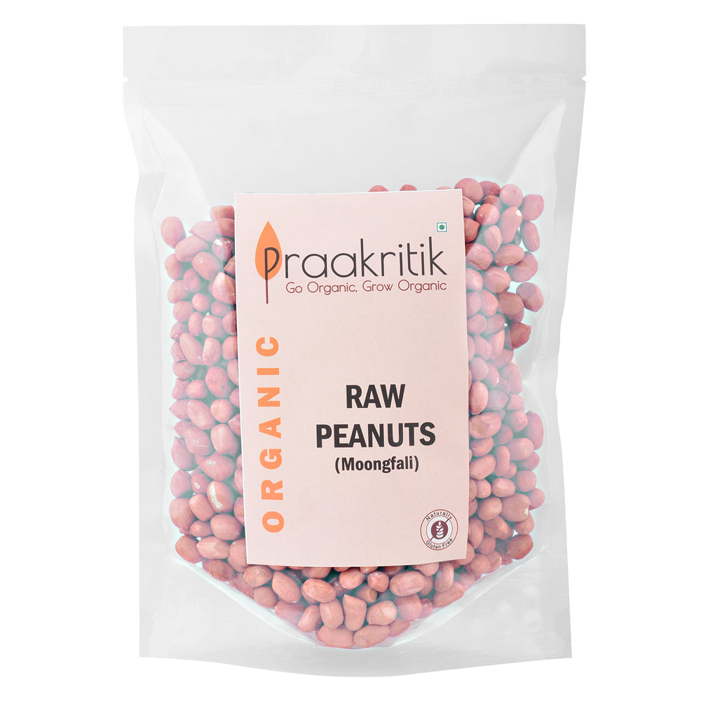 Praakritik Raw Peanuts (Moongfali) Organic-500g