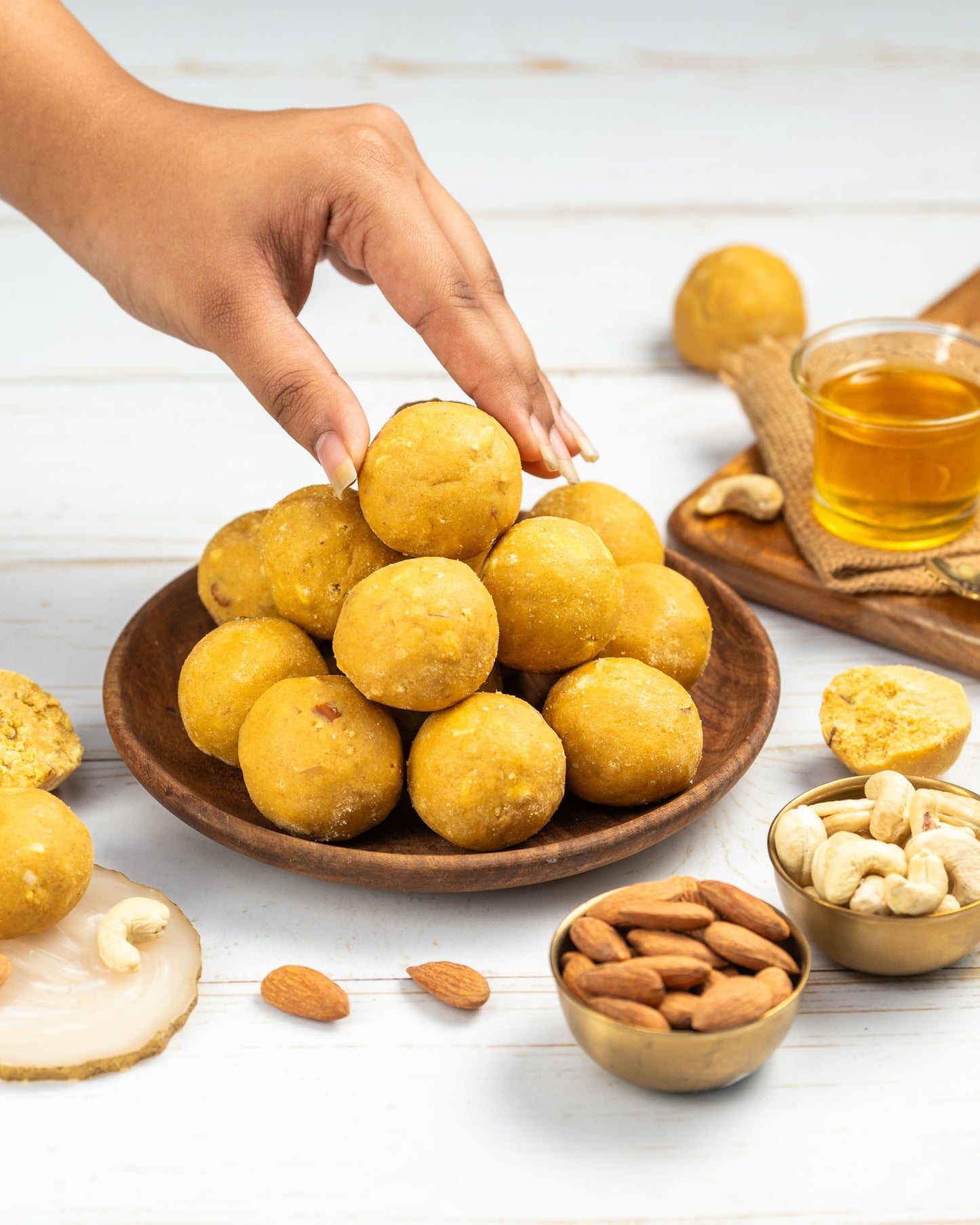 
                  
                    Besan laddoo
                  
                