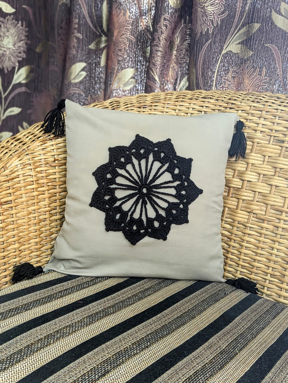 Elegant Mandala Cushion Cover