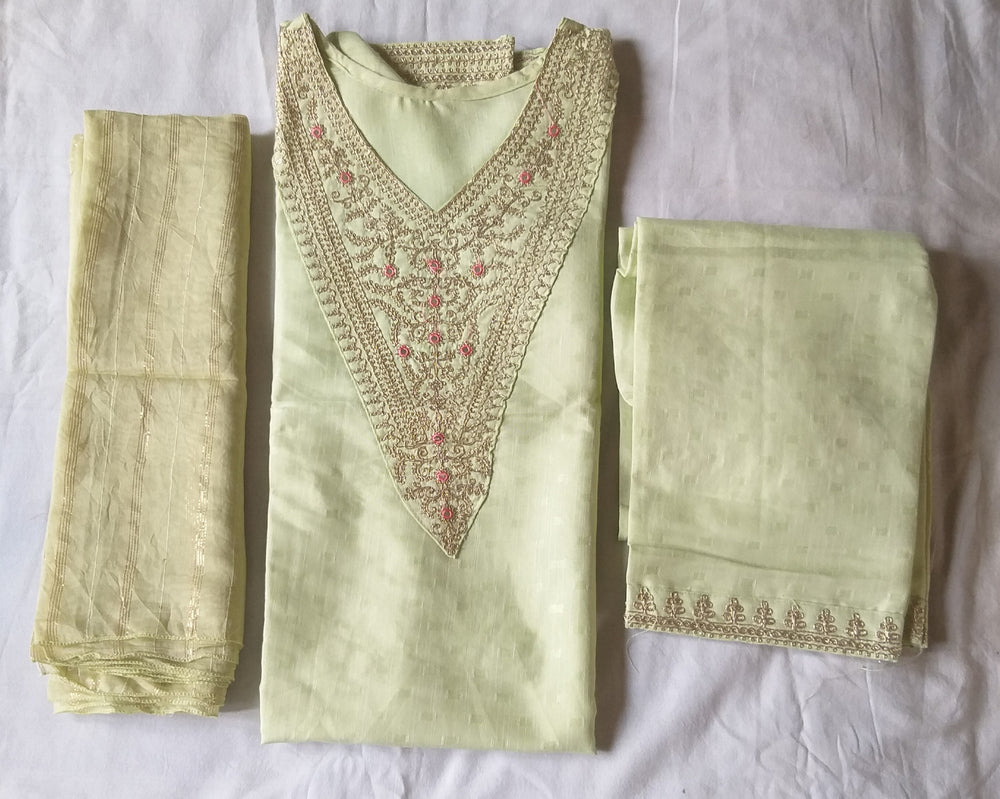 WOMEN COTTON PANT SET WITH DUPATTA