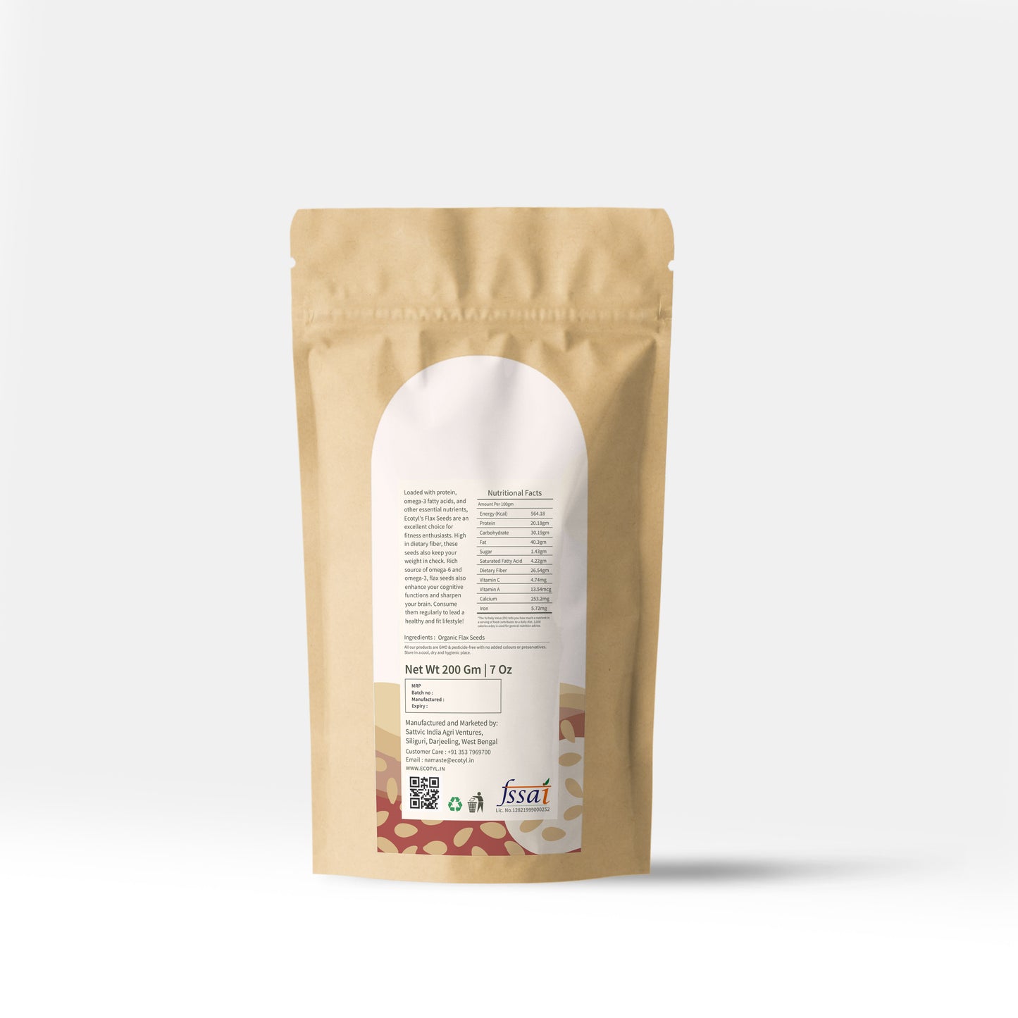 
                  
                    Ecotyl Organic Flax Seeds (200g)
                  
                