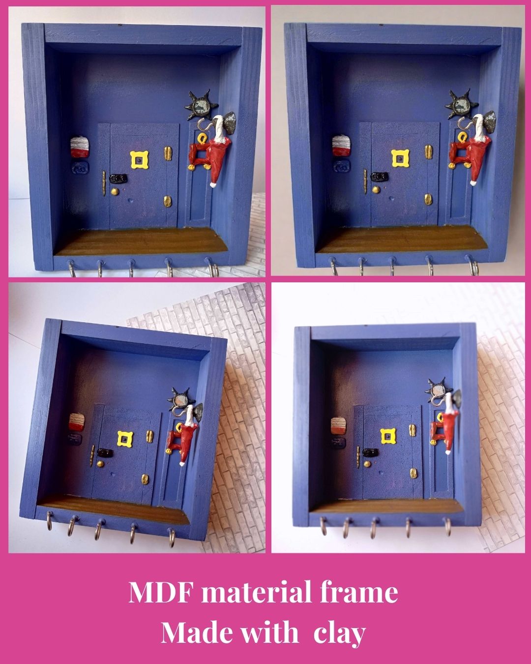 
                  
                    Rainvas Monica Geller Friends TV Purple Door Miniature Keyholder
                  
                