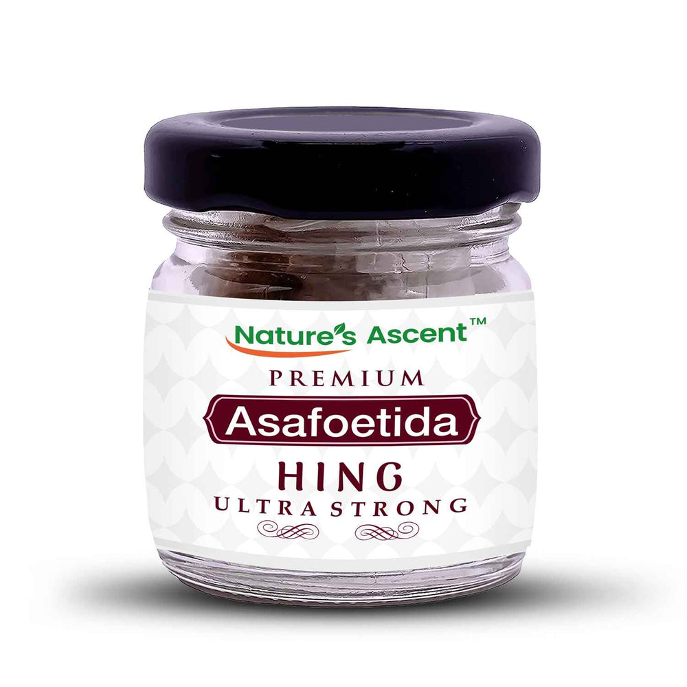 Nature’s Ascent Pure Asafoetida (Hing) Ultra Strong | No Flour & Gum | No Thickeners & Emulsifiers | No Additives or Fillers (5gm)