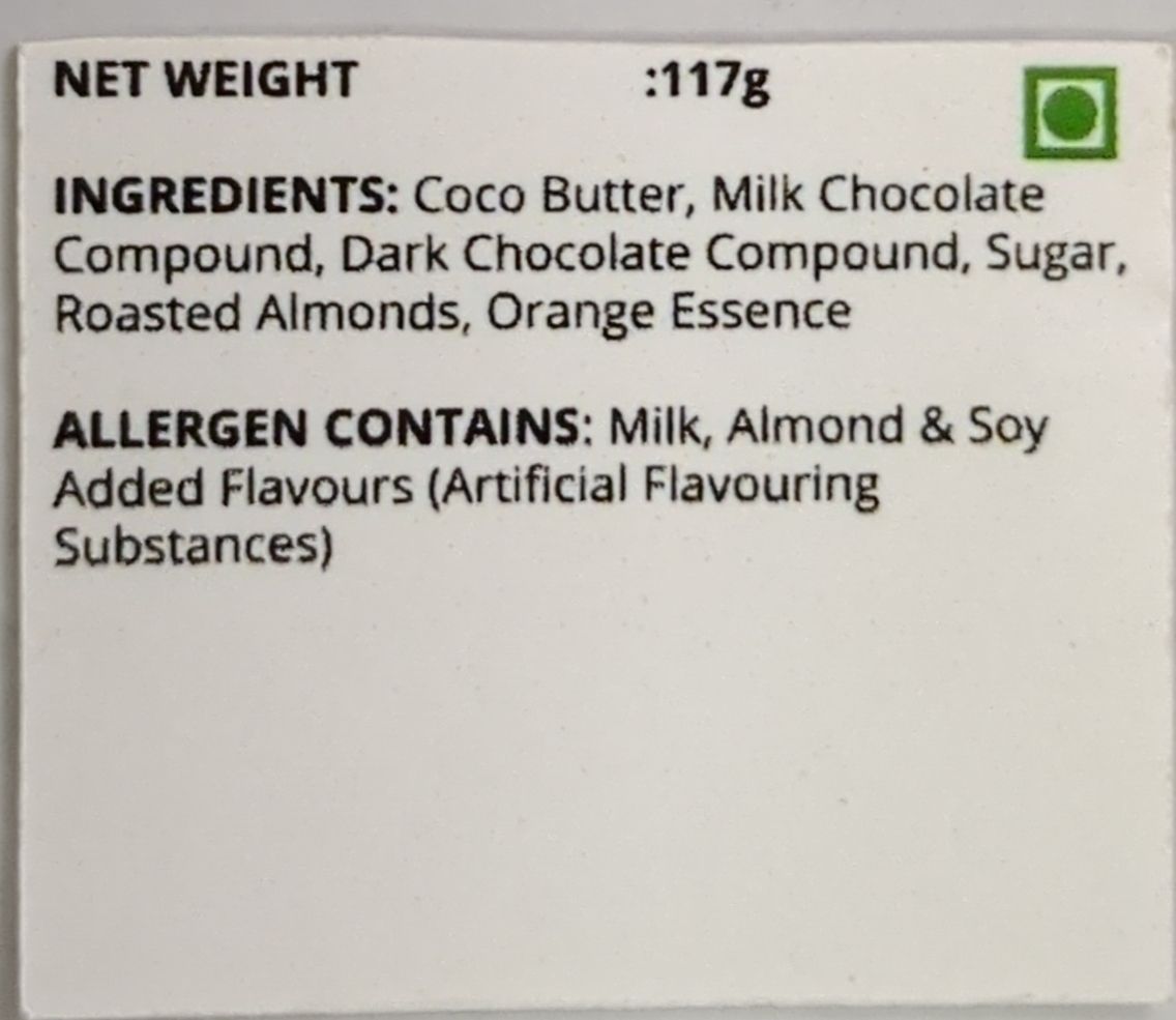 
                  
                    Mallika's Home Kitchen Handmade Chocolates,Roasted Almond, 100g
                  
                