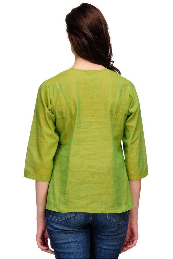 
                  
                    Green Cotton Block Print Tunic
                  
                