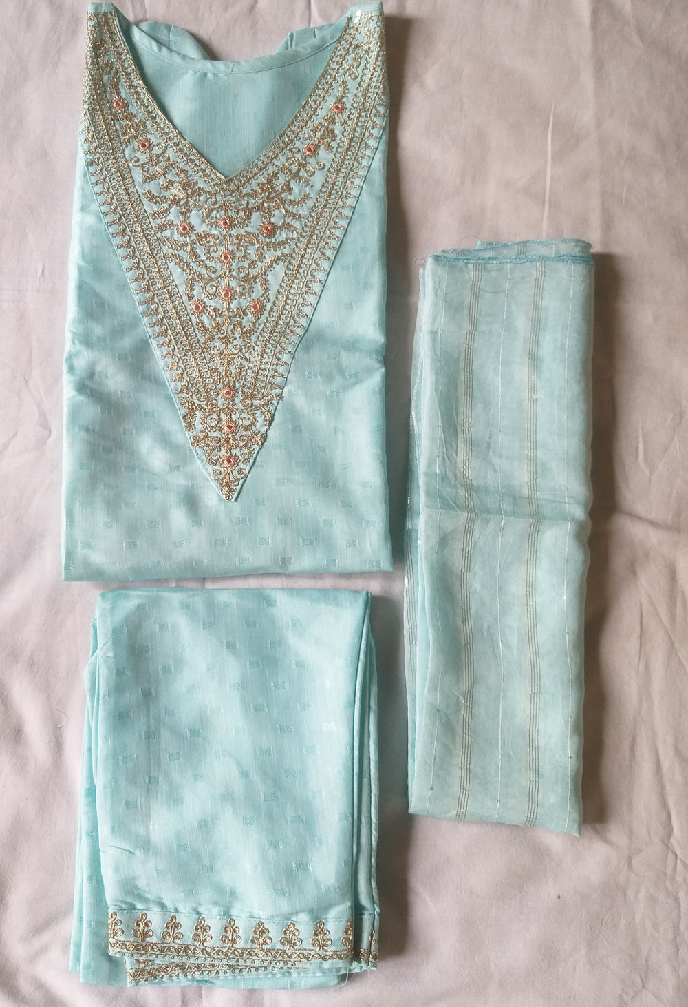 WOMEN COTTON PANT SET WITH DUPATTA