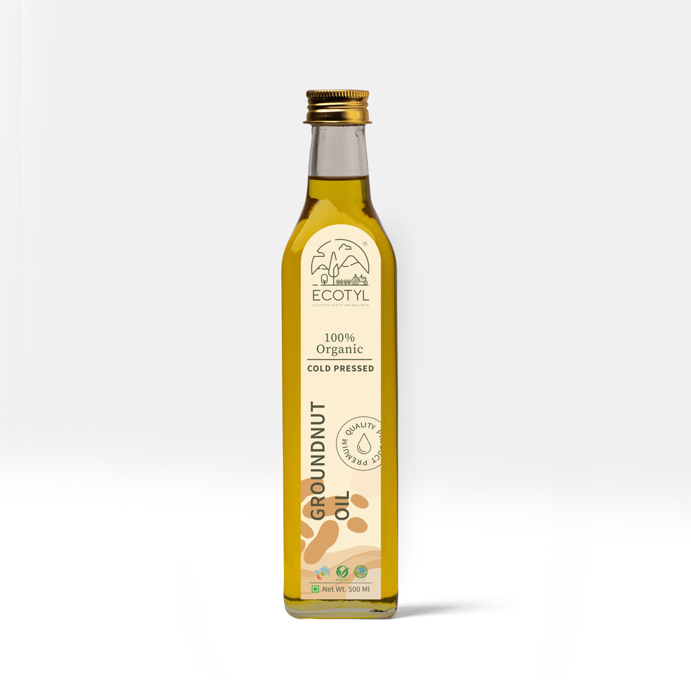 Ecotyl Organic Cold-Pressed Groundnut Oil (500ml)