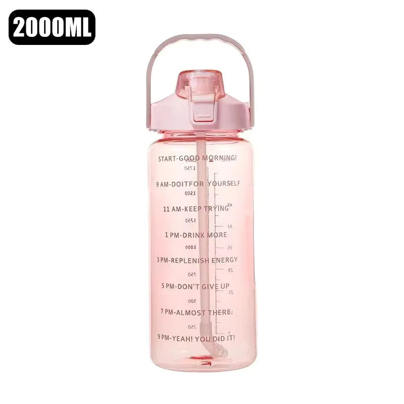 
                  
                    2 L Capacity Belt Straw Transparent Motivational Water Bottles|Time Marker Leak Proof&Break-Proof|Best Usage For Office/School/Gym/Travel Bottle|Bpa-Free Fitness Sports Bottle
                  
                