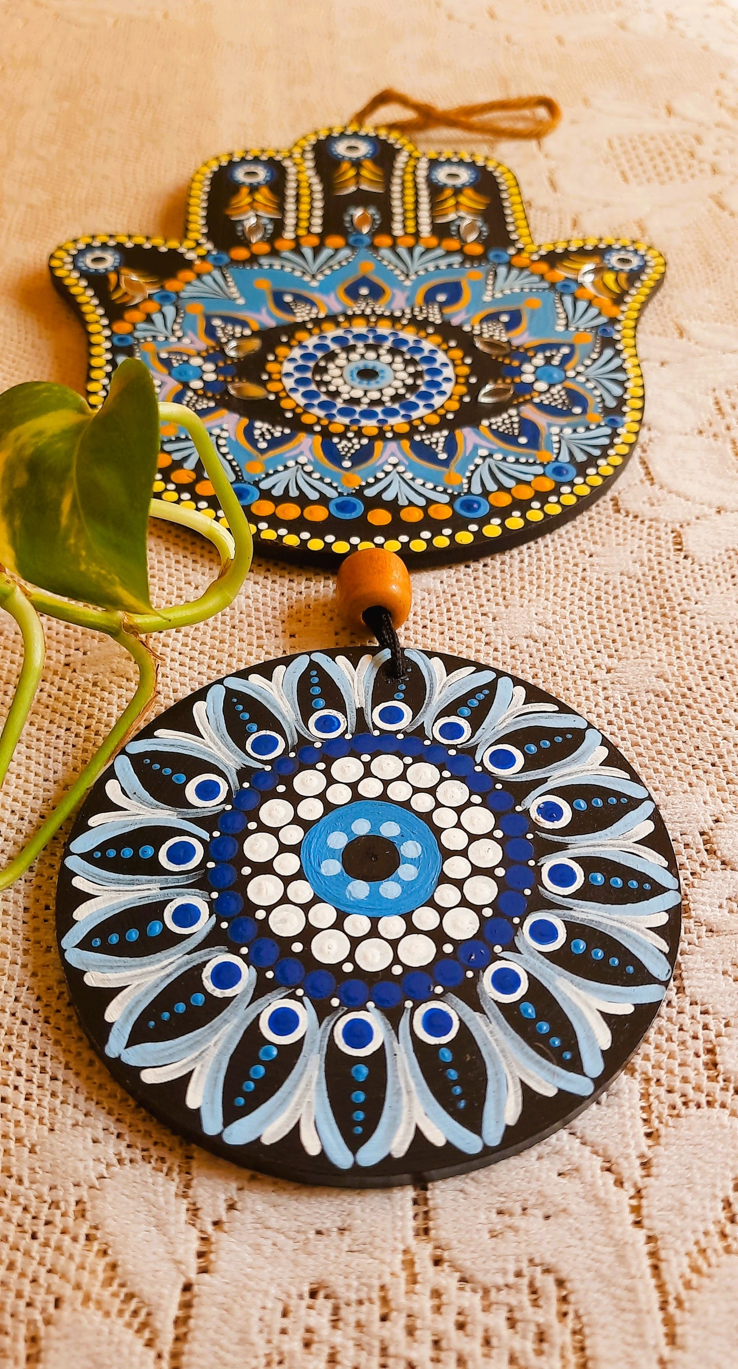 
                  
                    Hamsa Hand Evil Eye Combo
                  
                