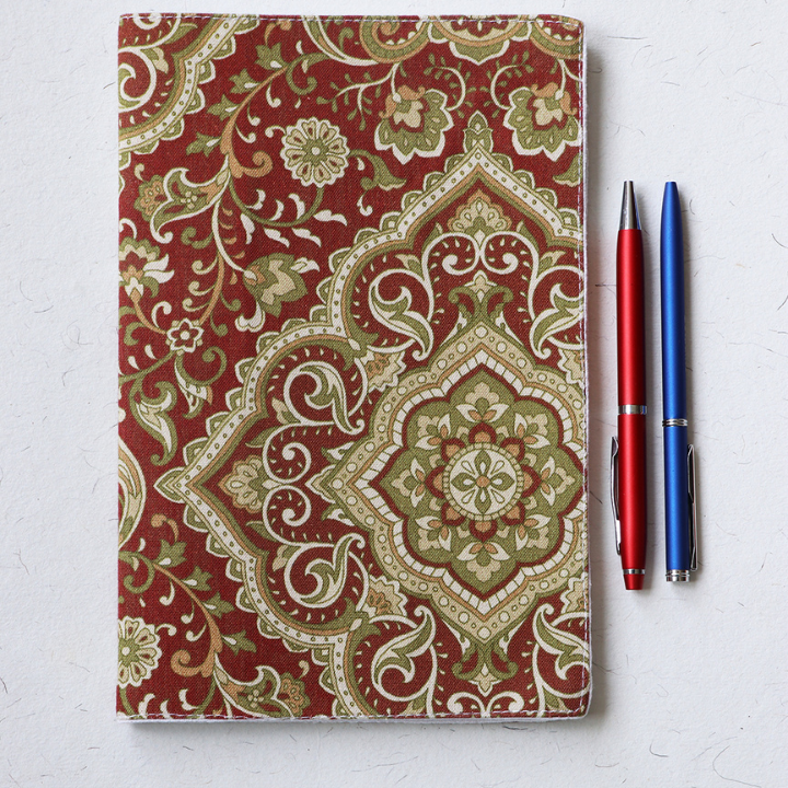 
                  
                    Maroon Printed Soft Cover Handmade Notebook
                  
                
