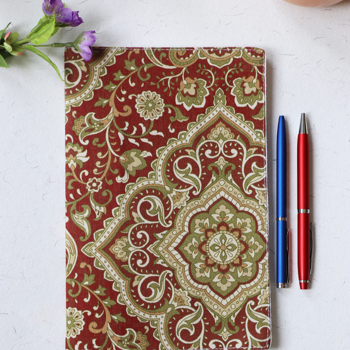 
                  
                    Maroon Printed Soft Cover Handmade Notebook
                  
                