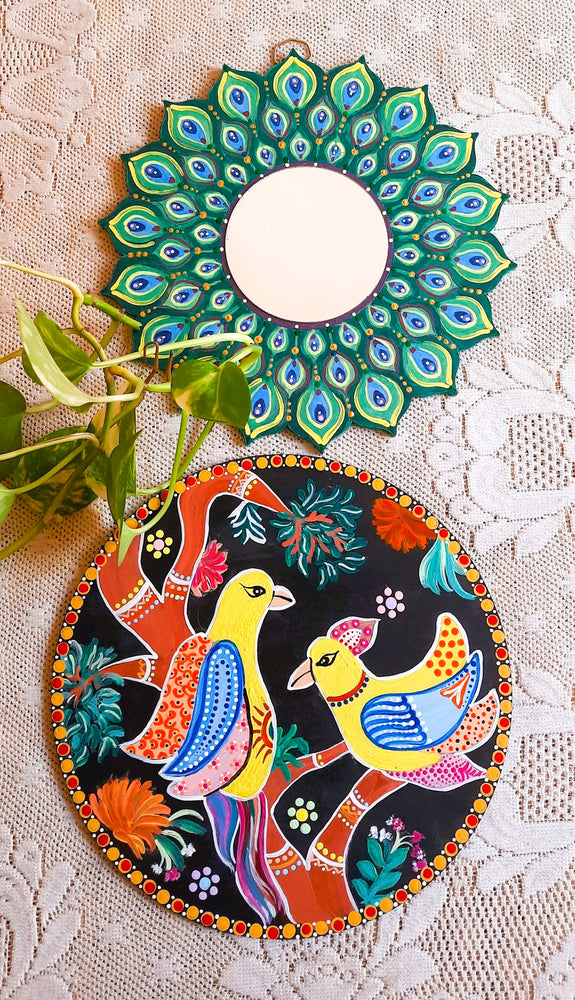 
                  
                    Birds of paradise wall plates- Set of 2
                  
                