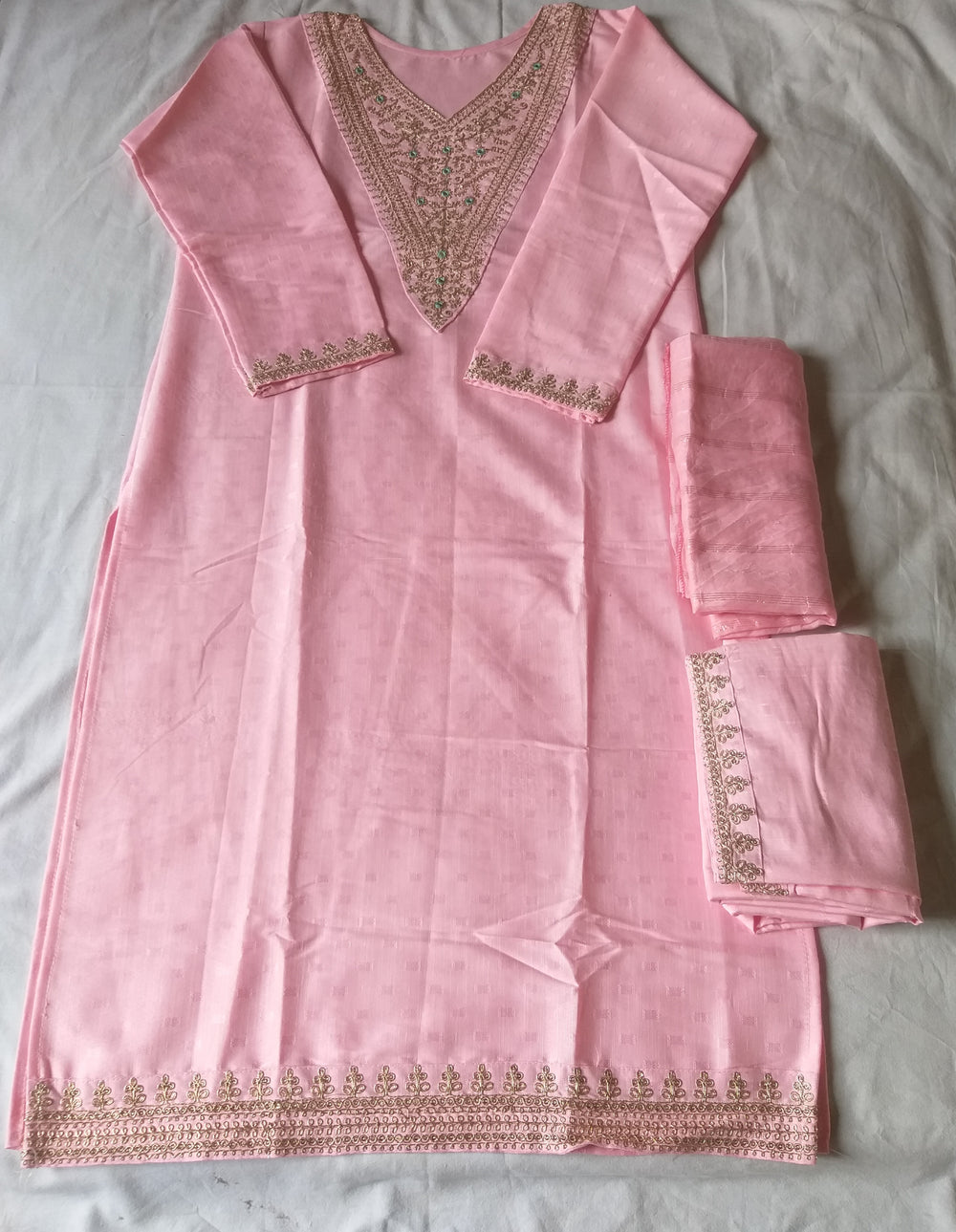 WOMEN COTTON PANT SET WITH DUPATTA