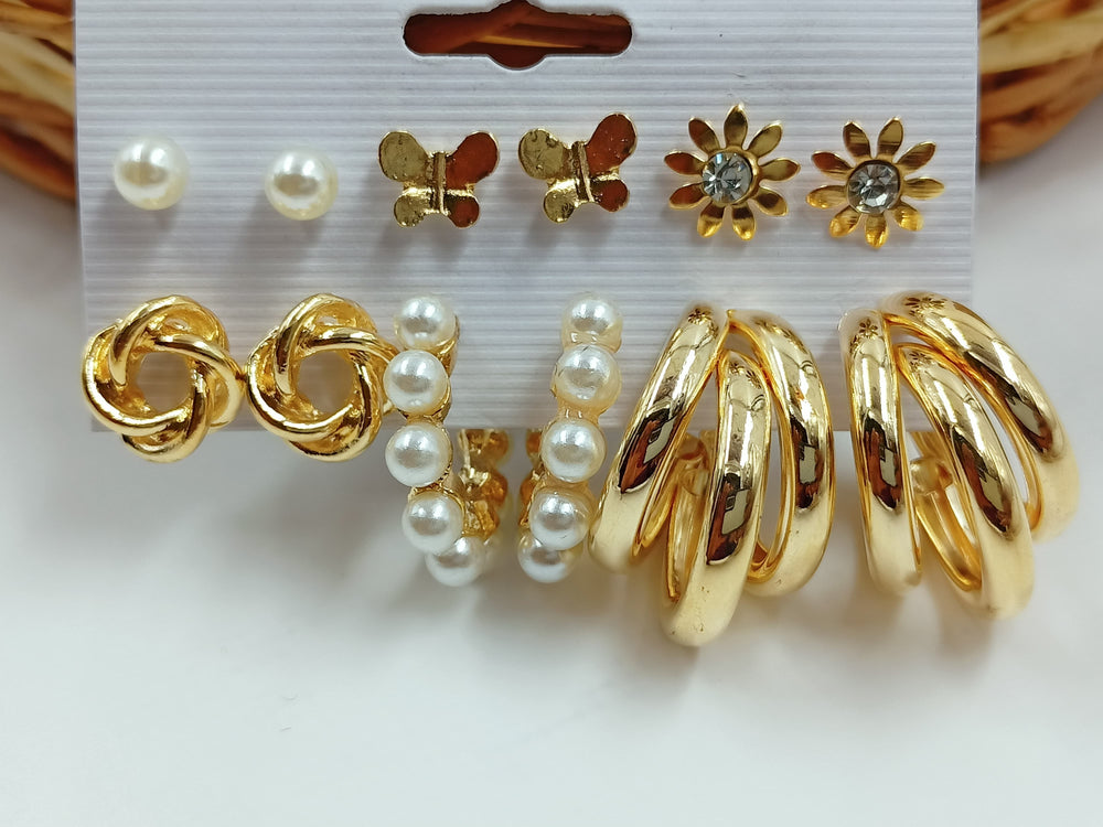 
                  
                    Elegant Pearl Hoop Earrings - Stylish Jewelry
                  
                